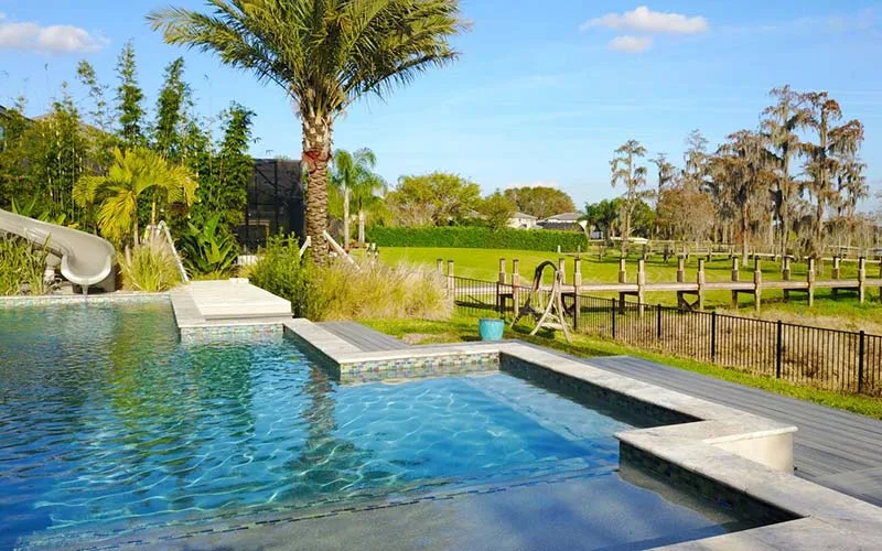 Luxury Pool Slide Maintenance